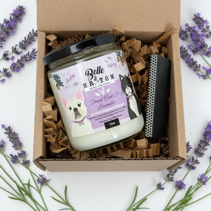 Pet Candle of the Month Club Subscription Box - Monthly Surprise 13oz Soy Blend Pet Odor Eliminator Candle Delivered to Your Door