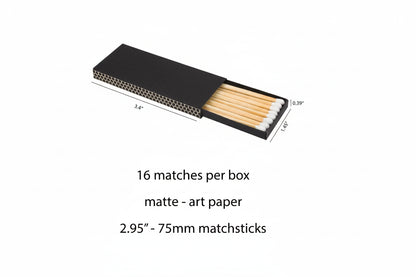 3" Premium Matchbox - Long Burn Pine Wood Matchsticks for Candles | Made in the USA