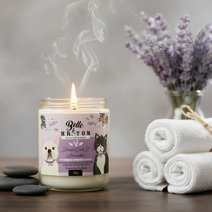 Spa Scene - Burning Candle Without Lid