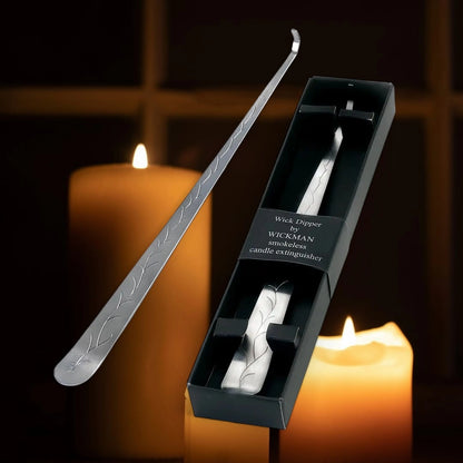 Wickman Wick Dipper - Smoke-Free Candle Extinguisher Tool | No-Smoke Wick Snuffer | Gift Boxed