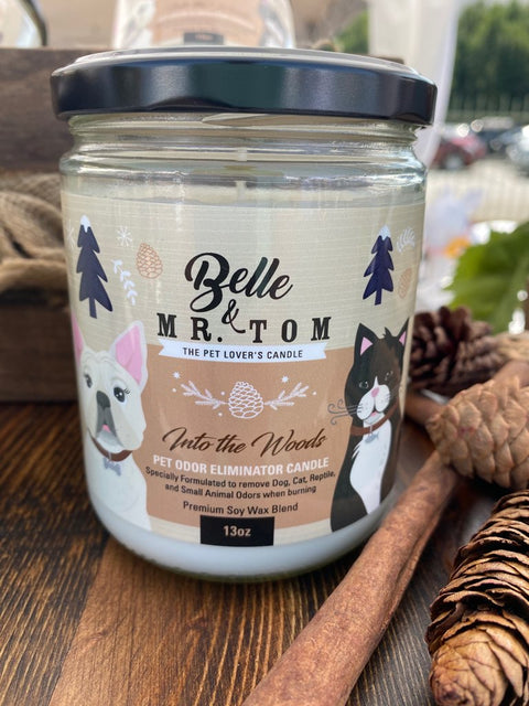 *Into the Woods: Belle & Mr. Tom Pet Odor Eliminator Candle (13oz)