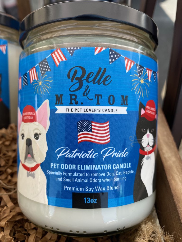 Patriotic Pride-MAGA: Pet Odor Eliminator Candle (13oz)